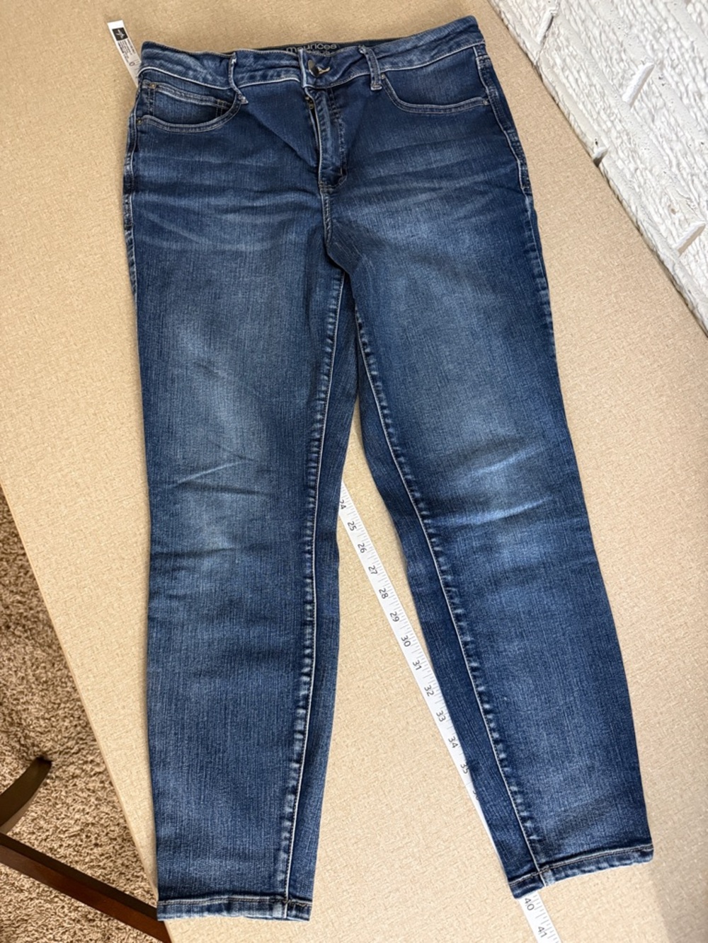 Maurices Dark Blue Skinny Jeans